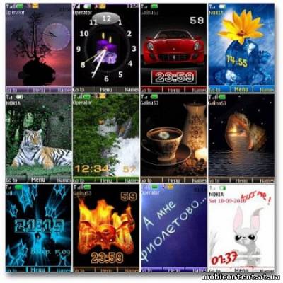 Wonderful theme for Nokia S40 Pack 15