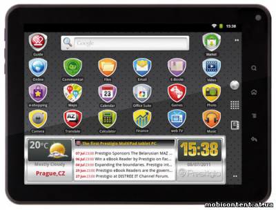 8-дюймовый планшет Prestigio MultiPad PMP5080B работает на Android