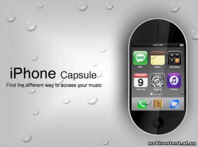 Концепт iPhone Capsule с 2,4-дюймовым AMOLED-дисплеем